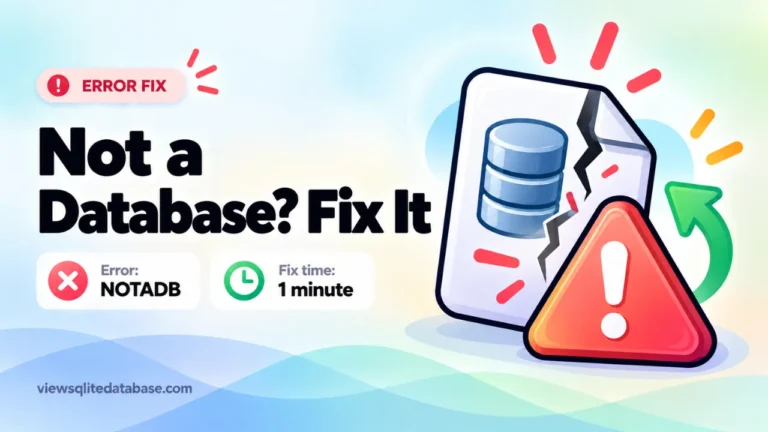Not a Database? Fix It thumbnail