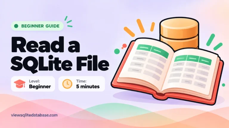 Read a SQLite File thumbnail