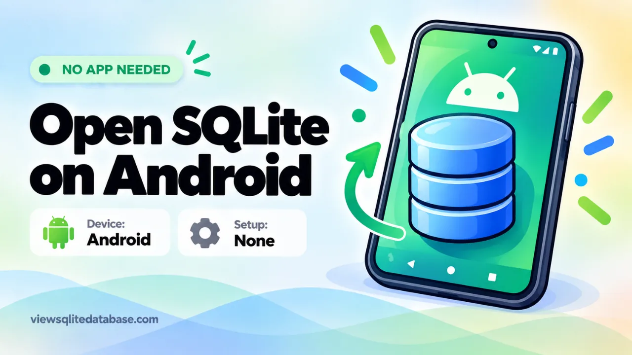 Open SQLite on Android thumbnail