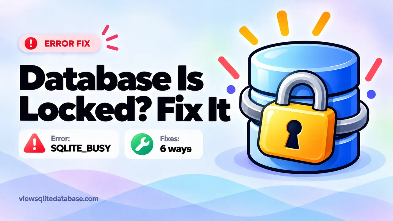 Database Is Locked? Fix It thumbnail