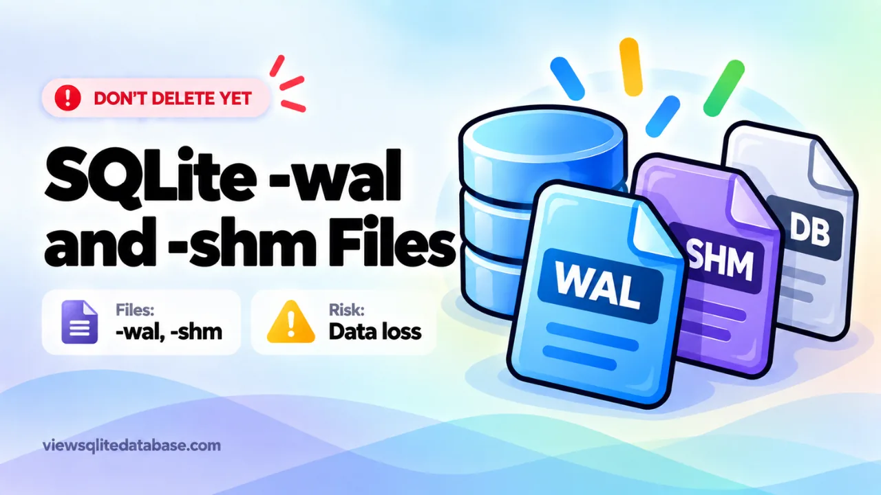 SQLite -wal and -shm Files thumbnail